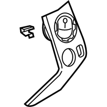 Ford DC3Z-2504335-AA Side Trim, Gray, Driver Side