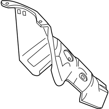 Ford Exhaust Heat Shield - 6S4Z-5E258-A