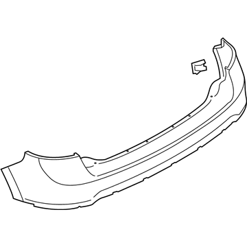 Ford BT4Z-17810-APTM Bumper Cover, Rear