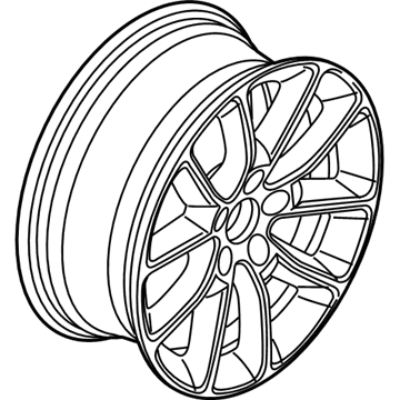 2017 Ford Flex Spare Wheel - DA8Z-1007-G