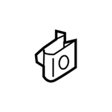 Ford -W704277-S439 Lower Cover Nut