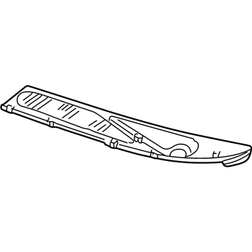 Ford F57Z-78022A69-A Cowl Grille, Driver Side