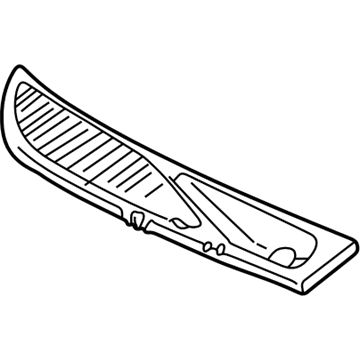 Mercury F57Z-78022A68-A Cowl Grille