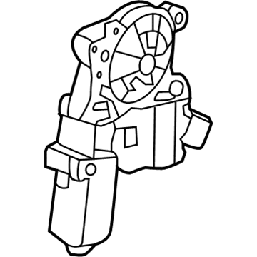 Ford FR3Z-7623394-B Window Motor, Rear Passenger Side