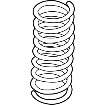 Ford CV6Z-5560-E Coil Spring, Rear