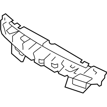 Ford 8A5Z-17C882-A Energy Absorber, Front
