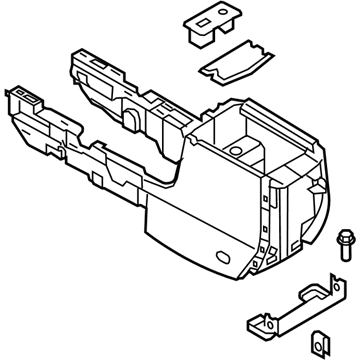 Lincoln Center Console Base - AH6Z-54045A36-AA