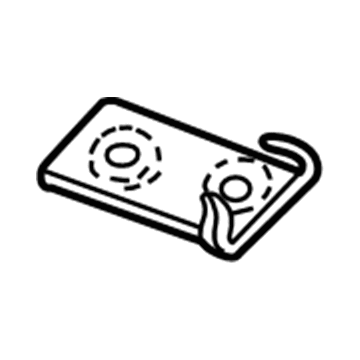 Mercury F4TZ-7842840-A Hinge Pad