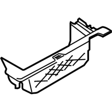 Ford LK4Z-6113208-AC Step Cover, Front Passenger Side