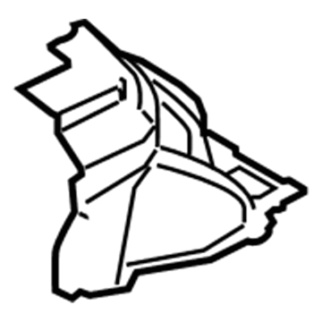 Ford CK4Z-6131113-AB Cowl Trim, Rear Upper Passenger Side