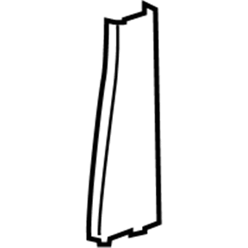 Ford CK4Z-6124346-AC Lower Center Pillar Trim, Passenger Side