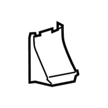 Ford BK3Z-61243W12-BB Lower Trim, Rear Passenger Side