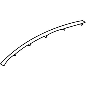 Ford 5G1Z-54044E82-AAB Defroster Grille, Gray