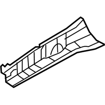 Ford 5G1Z-16B044-AA Rail Reinforcement, Passenger Side