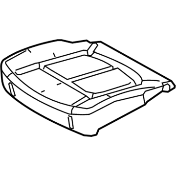 Ford BC3Z-25632A22-B Seat Cushion Pad, Front Passenger Side