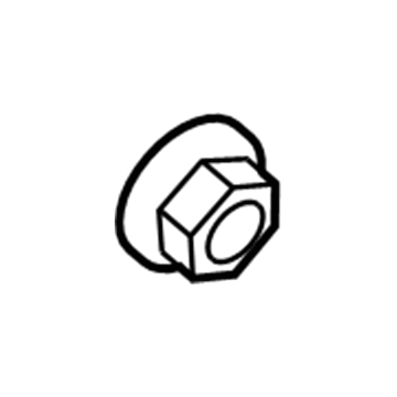 Ford -W520100-S438 Alternator Nut