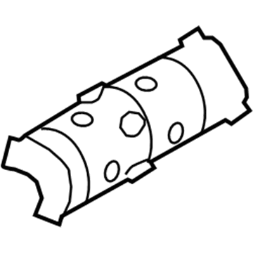 Ford 5C3Z-5A273-B Muffler Shield, Rear