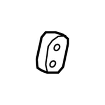 Ford 7C3Z-5A262-C Muffler Insulator, Rubber