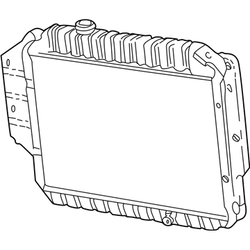 Ford E-150 Econoline Radiator - F5UZ-8005-B