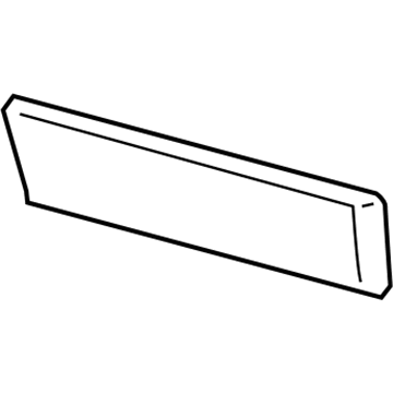 Lincoln Door Moldings - 7L7Z-7825557-A