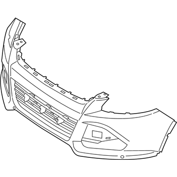 Ford CJ5Z-17D957-ACPTM Bumper Cover