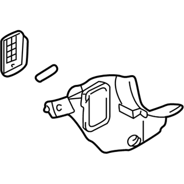 Ford 3L8Z-7802345-AAC Cowl Trim, Driver Side