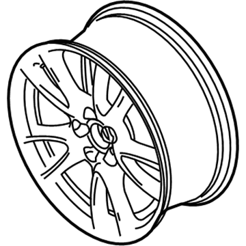 Ford BR3Z-1007-D Wheel, Alloy
