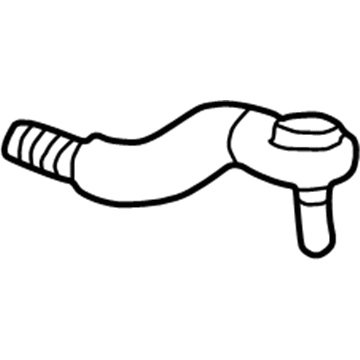 Ford LC3Z-3A131-B Outer Tie Rod, Driver Side