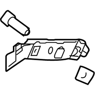 Ford 8S4Z-17D948-A Outer Reinforcement, Passenger Side