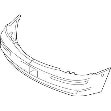 Ford 5T5Z-17D957-AAB Bumper Cover, Front