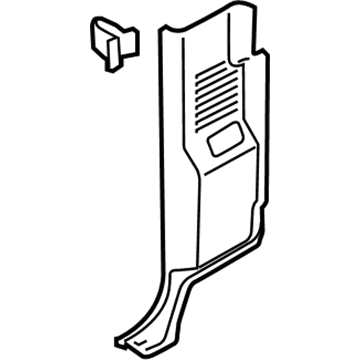 Ford BC3Z-25278D12-BA Lower Pillar Trim, Passenger Side