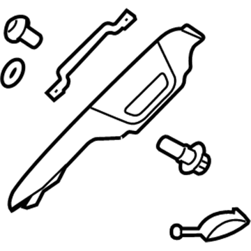 Ford BC3Z-2503598-AA Windshield Pillar Trim, Passenger Side