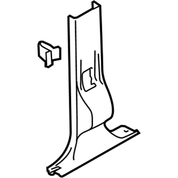 Ford BC3Z-2624356-AA Lower Center Pillar Trim, Front Passenger Side