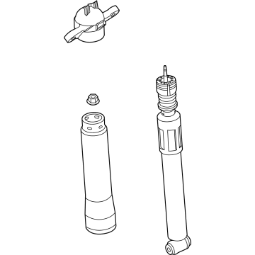Ford Suspension Strut Rod - NZ6Z-18125-B