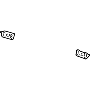 Ford F75Z-1503296-AA Glass Stop, Front