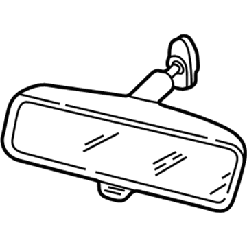 Lincoln 6U5Z-17700-AA Mirror Assembly - Rear View - Inner
