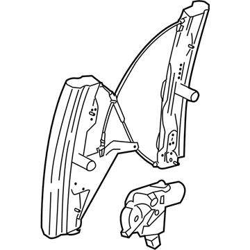 Lincoln Window Regulator - 8A5Z-5423209-B
