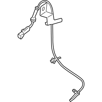Ford JG9Z-2C205-A ABS Sensor, Front Driver Side