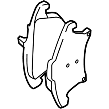 Ford DG9Z-2001-F Brake Pads, Front