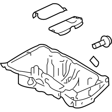 Ford 6M8Z-6675-AB Oil Pan