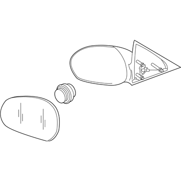 Mercury Car Mirror - 9L8Z-17682-DA