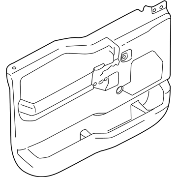 Ford FL3Z-1823942-AA Door Trim Panel, Front Inner Passenger Side