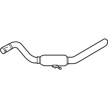 Ford Exhaust Pipe - 7L2Z-5A212-B