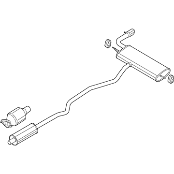 Ford DP5Z-5230-J Muffler