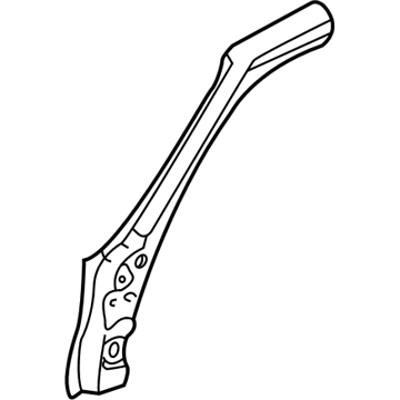 Ford YL8Z-7802500-BA Hinge Pillar, Front Outer Passenger Side