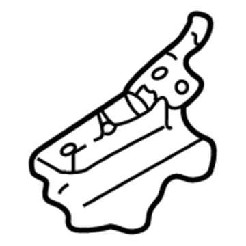 Ford YL8Z-78021A12-AA Panel Reinforcement, Passenger Side