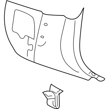Ford 3W6Z-7602344-AAA Cowl Kick Panel