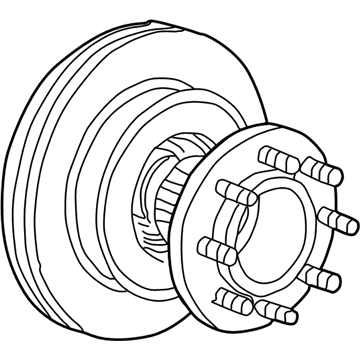 Ford Excursion Wheel Hub - 1C3Z-1V102-A
