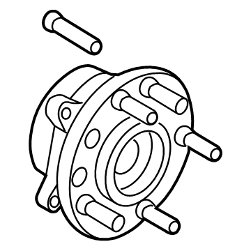 Ford PR3Z-1109-C Hub Assembly, Carbon Fiber