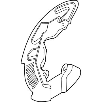 Ford Brake Dust Shields - FR3Z-2K004-H